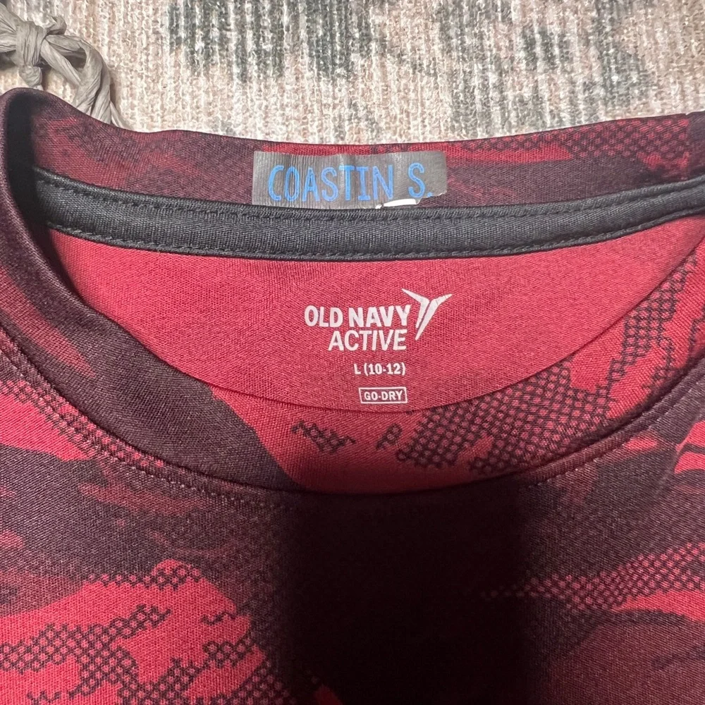 Old Navy Red and Black boys Shirt